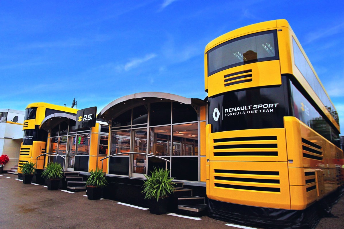 HOSPITALITY EX RENAULT F1 - Paddock Distribution