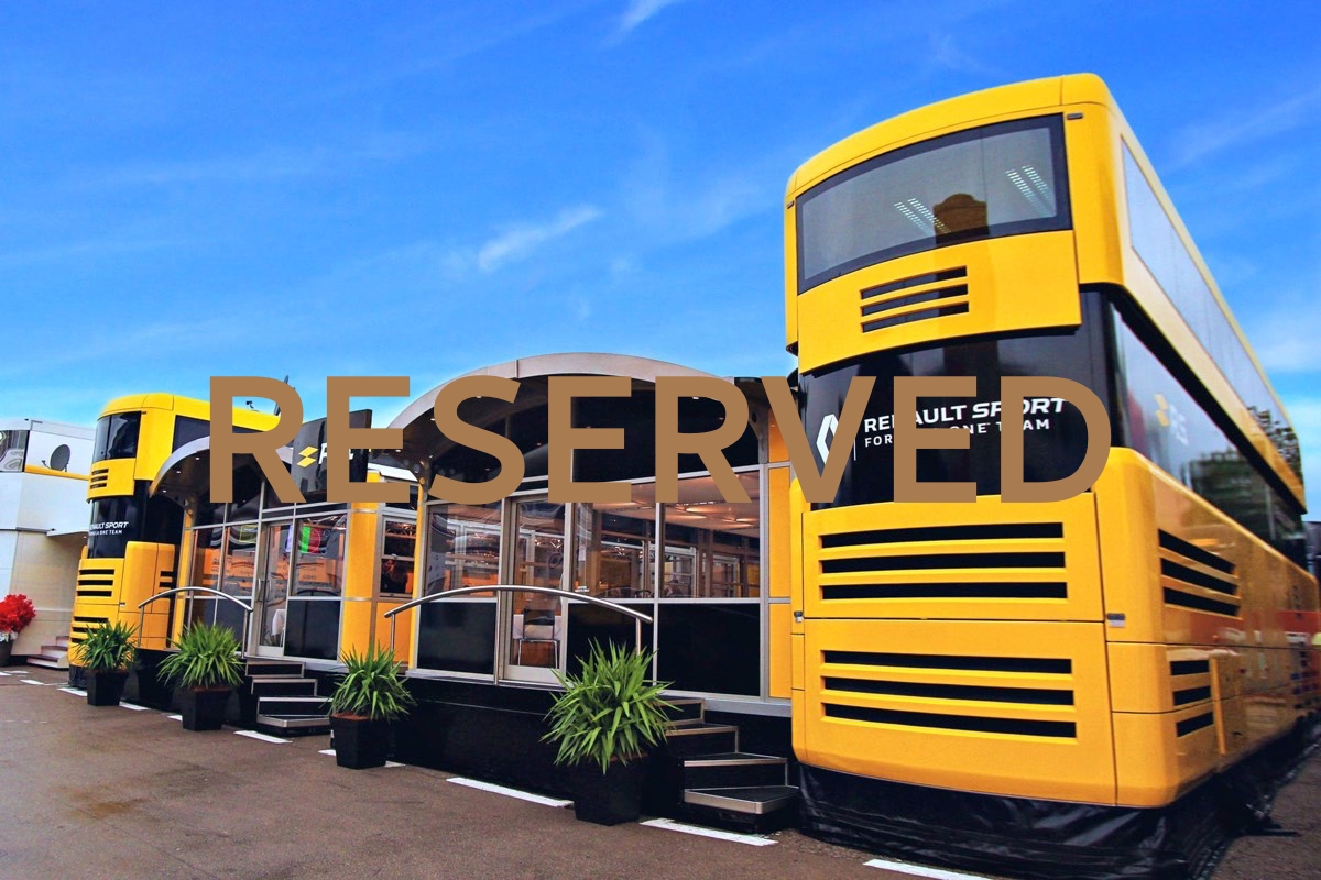 HOSPITALITY RENAULT F1 - Paddock Distribution